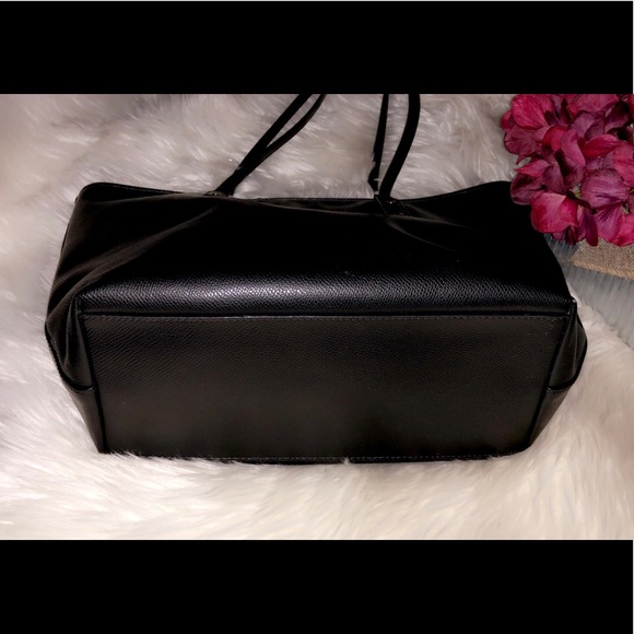 COACH Black Leather Tote Bag - Picture 4 of 7